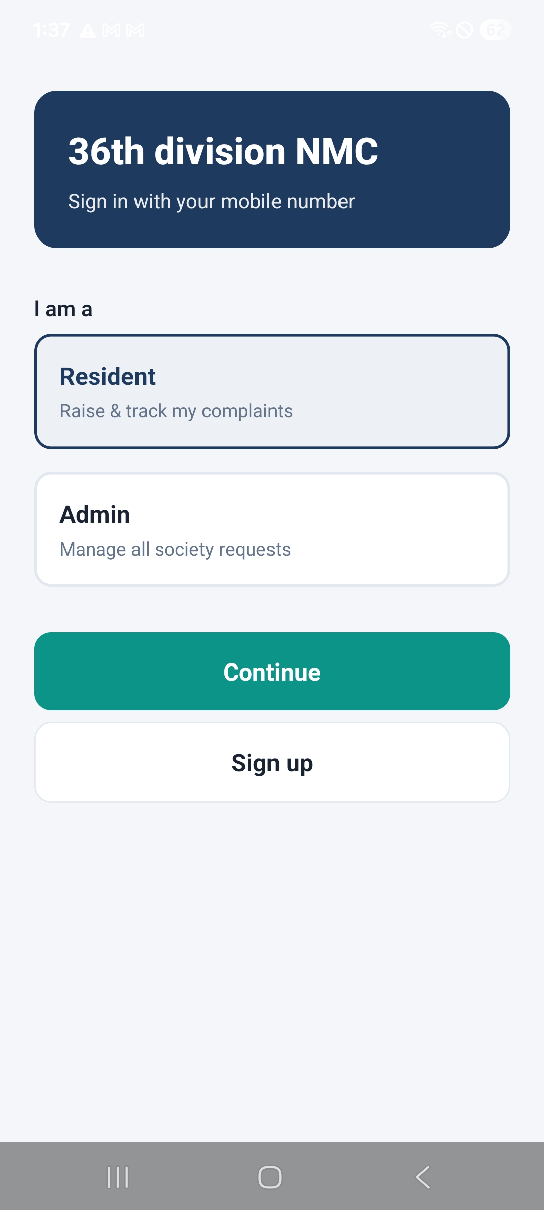 Mobile Application